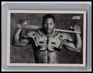 1990 Score BO JACKSON Shoulder Pads Bat #697
