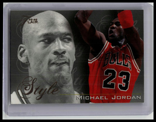 1995-96 Michael Jordan Flair Basketball Style #235
