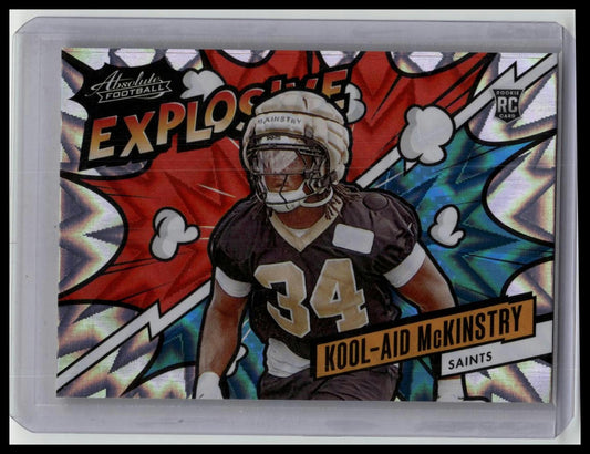 🔥2024 Absolute EXPLOSIVE Kool-Aid McKinstry Rookie Case Hit (RC) Saints SSP🔥
