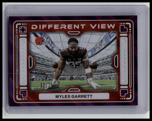 2024 Panini Photogenic Purple /75 Myles Garrett