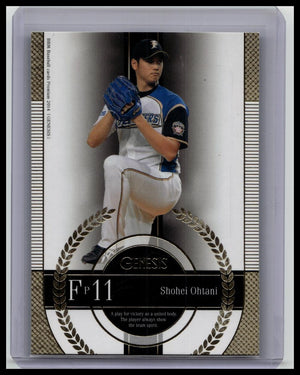 Shohei Ohtani - 2014 BBM Genesis Fp11 #046 Hokkaido Nippon-Ham Fighters