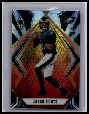 2020 Panini Phoenix - Rookies Jalen Hurts #114 Fire Burst (RC)