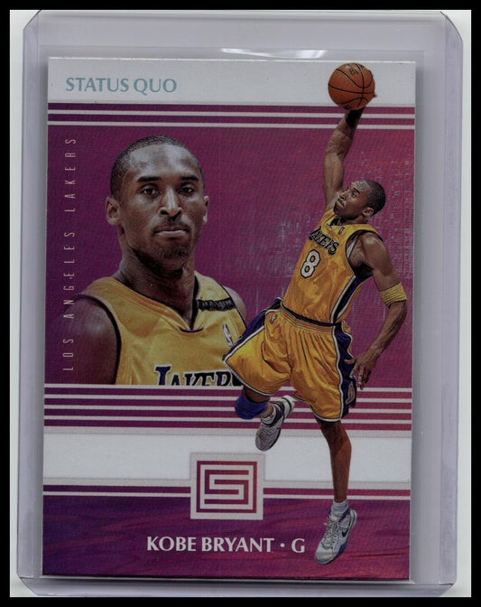 2017-18 Panini Status Quo Pink Parallel Kobe Bryant #3