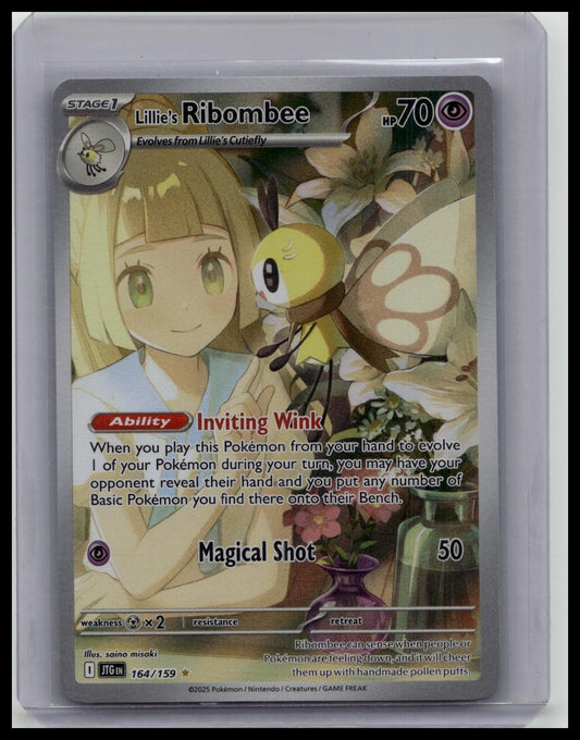 Pokemon - Lillie's Ribombee Journey Together 164/159 Illustration Rare