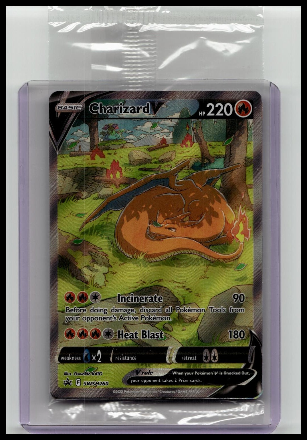 Pokemon TCG Charizard UPC Promo Set Sealed SWSH260 SWSH261 SWSH262