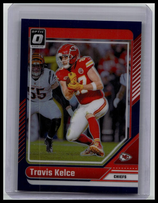2024 Donruss Optic Travis Kelce Purple Prizm /60 SSP