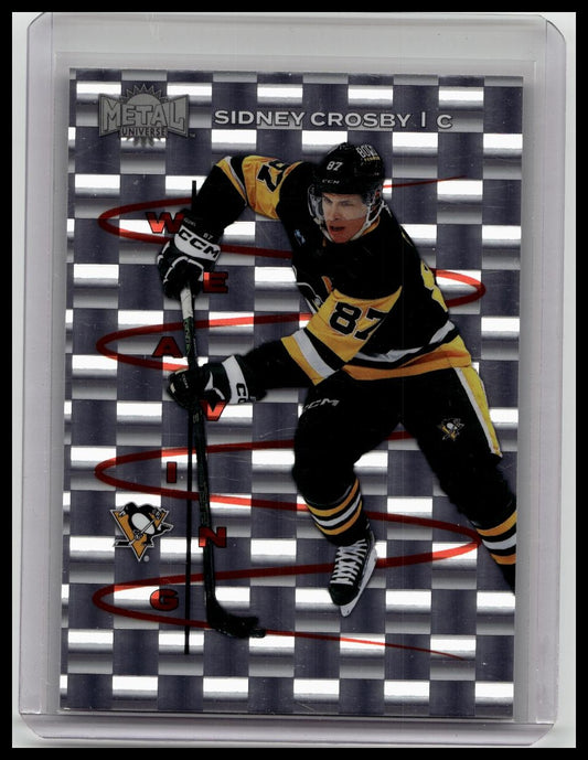 Sidney Crosby 2024-25 Skybox Metal Universe Hockey Weaving