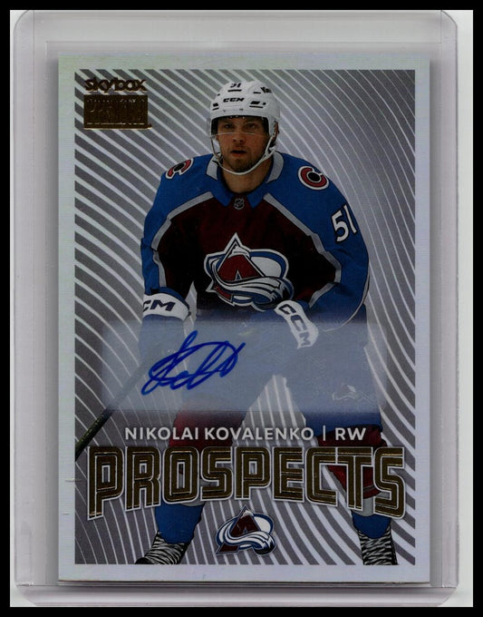 2024-25 Metal Universe Premium Prospects #PP-31 Nikolai Kovalenko Auto