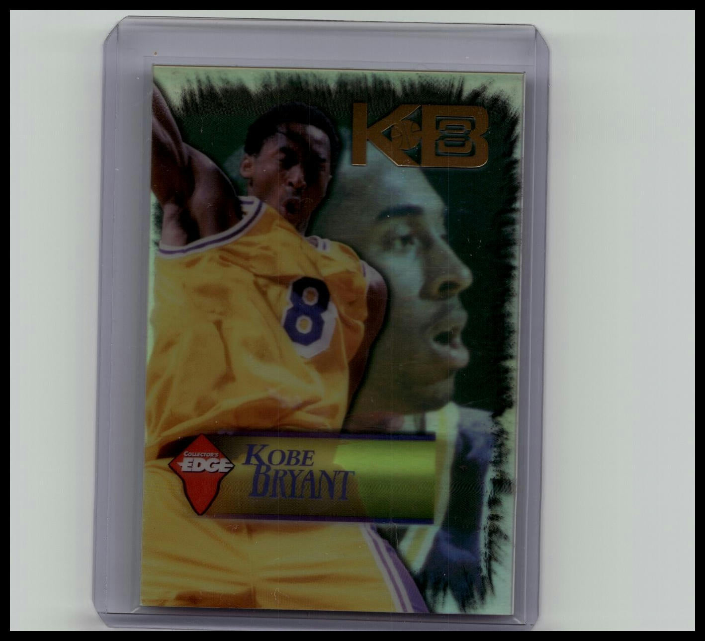 1998 COLLECTORS EDGE KOBE BRYANT HOLO FOIL PARALLEL CARD LAKERS