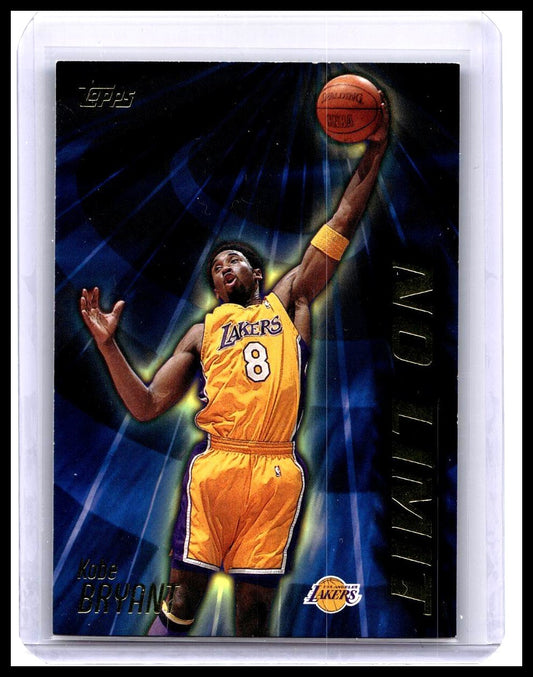 2000-01 Topps Kobe Bryant No Limit Insert Los Angeles Lakers