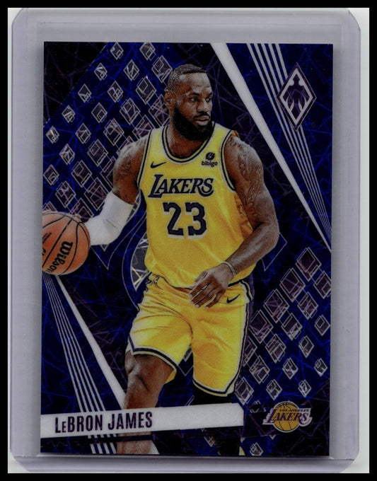 LEBRON JAMES 2023-24 Panini Phoenix PURPLE PRIZM /275 #211 Los Angeles Lakers