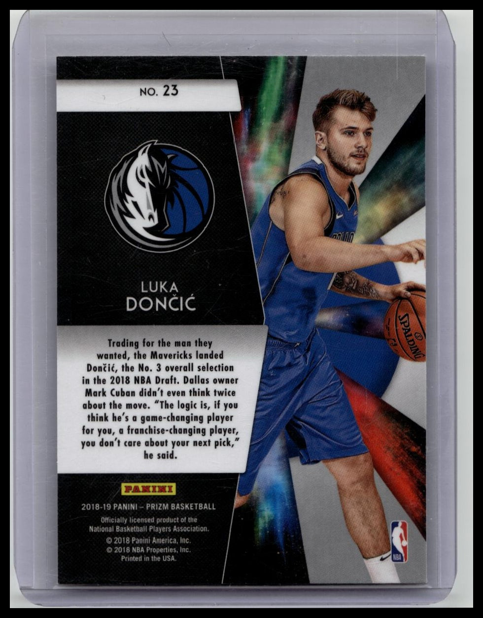 Luka Doncic 2018-19 Panini Prizm Rookie Freshman Phenoms #23