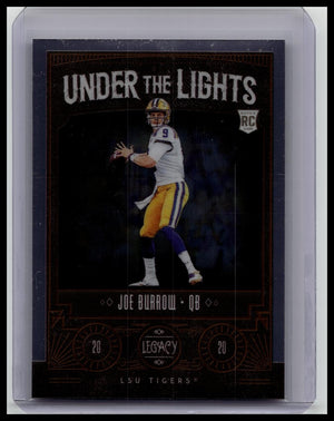2020 Legacy Joe Burrow RC #UL-JB Under the Lights