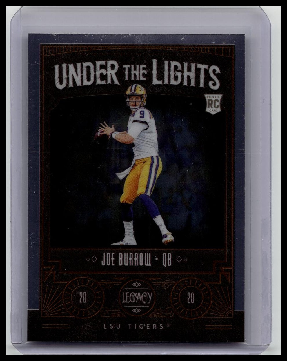 2020 Legacy Joe Burrow RC #UL-JB Under the Lights