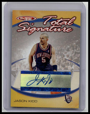 2004-05 Topps Total Jason Kidd Total Signature Auto TSJK