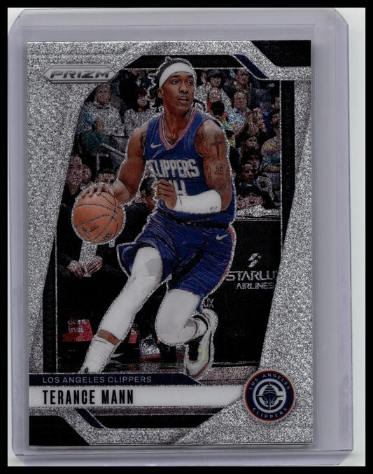 2024-25 Panini Prizm Basketball Terance Mann Glitter Prizm SSP