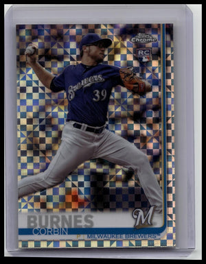 2019 Topps Chrome - X-Fractor #84 Corbin Burnes Rookie (RC)