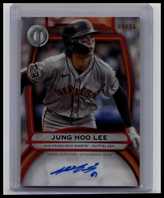 2025 Topps Tribute Jung Hoo Lee Auto #'d 09/10 SSP Giants