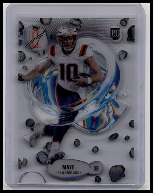 2024 Topps Signature Class Drake Maye Fluidity Acetate SP Insert Rookie Card RC