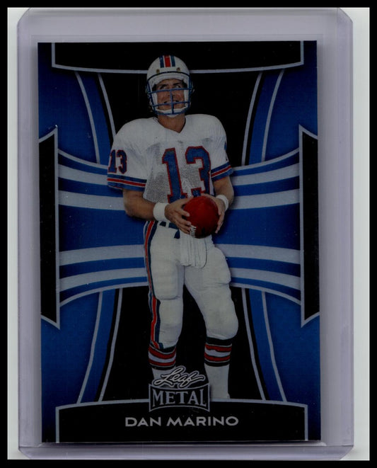 2025 LEAF METAL DAN MARINO BLUE HOLO 35/49 DOLPHINS