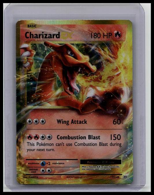 2016 Pokemon XY Evolutions Charizard EX Holo #12/108