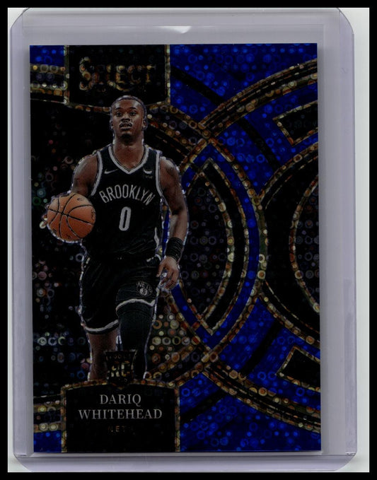 2023-24 Panini Select Dariq Whitehead Rookie Premier Blue Disco /25 RC #125