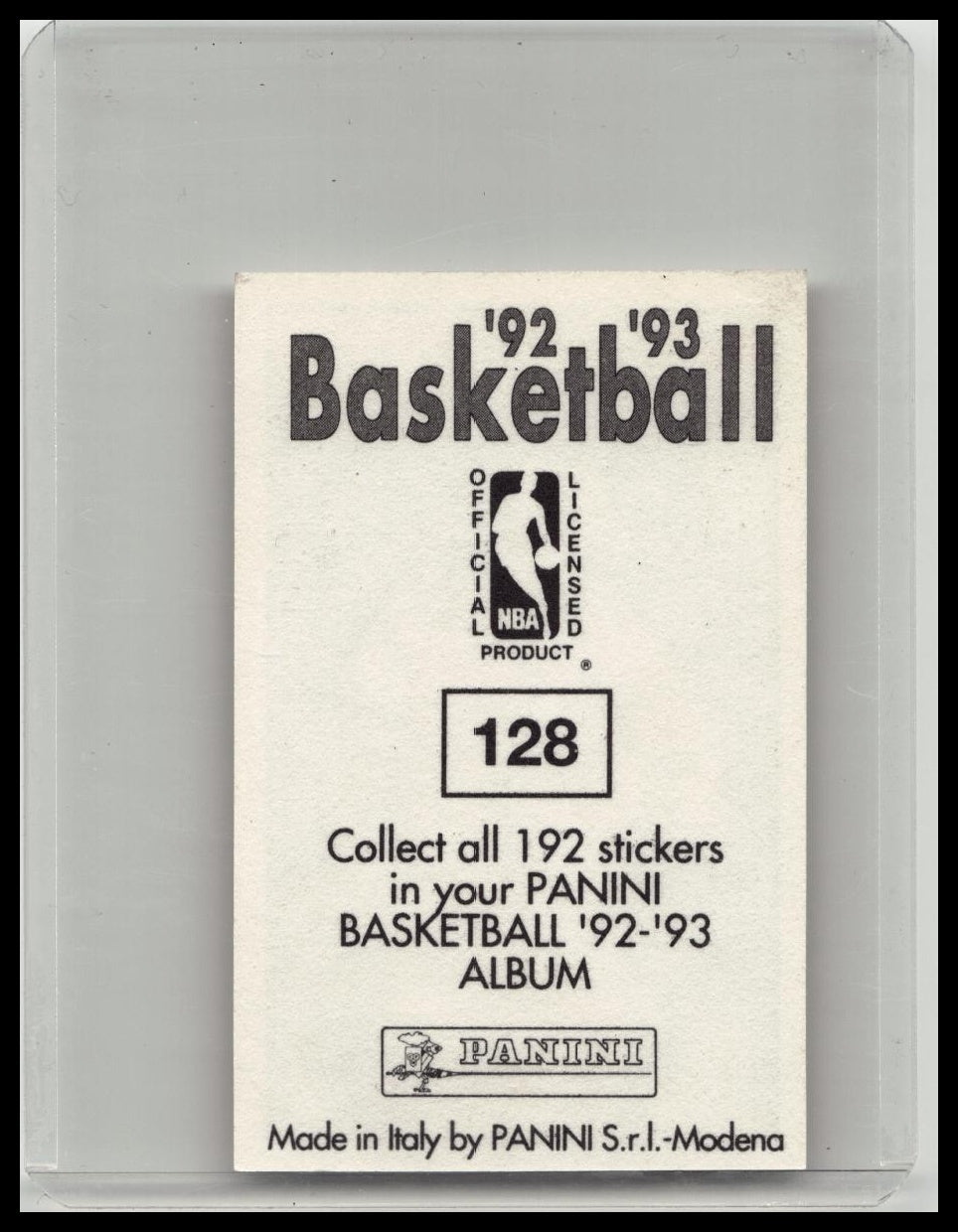 1992-93 Panini Stickers #128 Michael Jordan Bulls