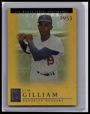 2003 Topps Tribute World Series Gold Jim Gilliam #049/100 *DODGERS*