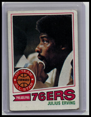 1977-78 Topps #100 Julius Erving Philadelphia 76ers