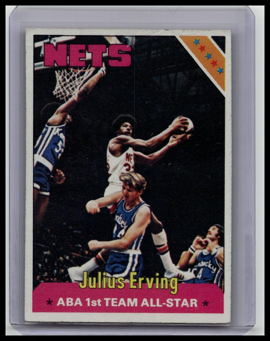 1975-76 Topps Julius Erving #300 HOF