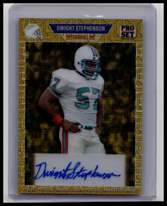2025 Leaf Pro Set Dwight Stephenson Auto Mojo Gold #1/1