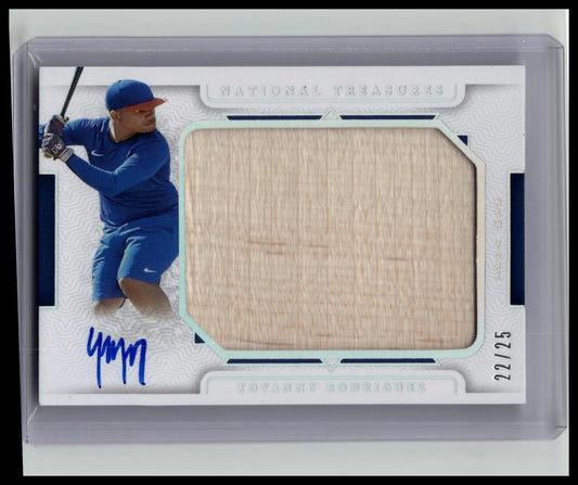 2024 National Treasures Jumbo Lumber 22/25 Yovanny Rodriguez #JLS-YR Auto