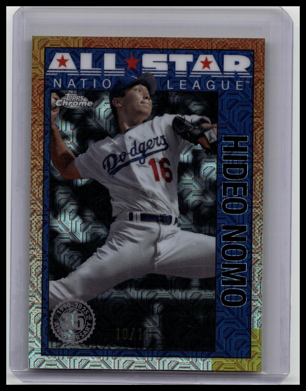 2025 Topps Series 2 All star 35th Anniversary Mojo Hideo Nomo 10/10