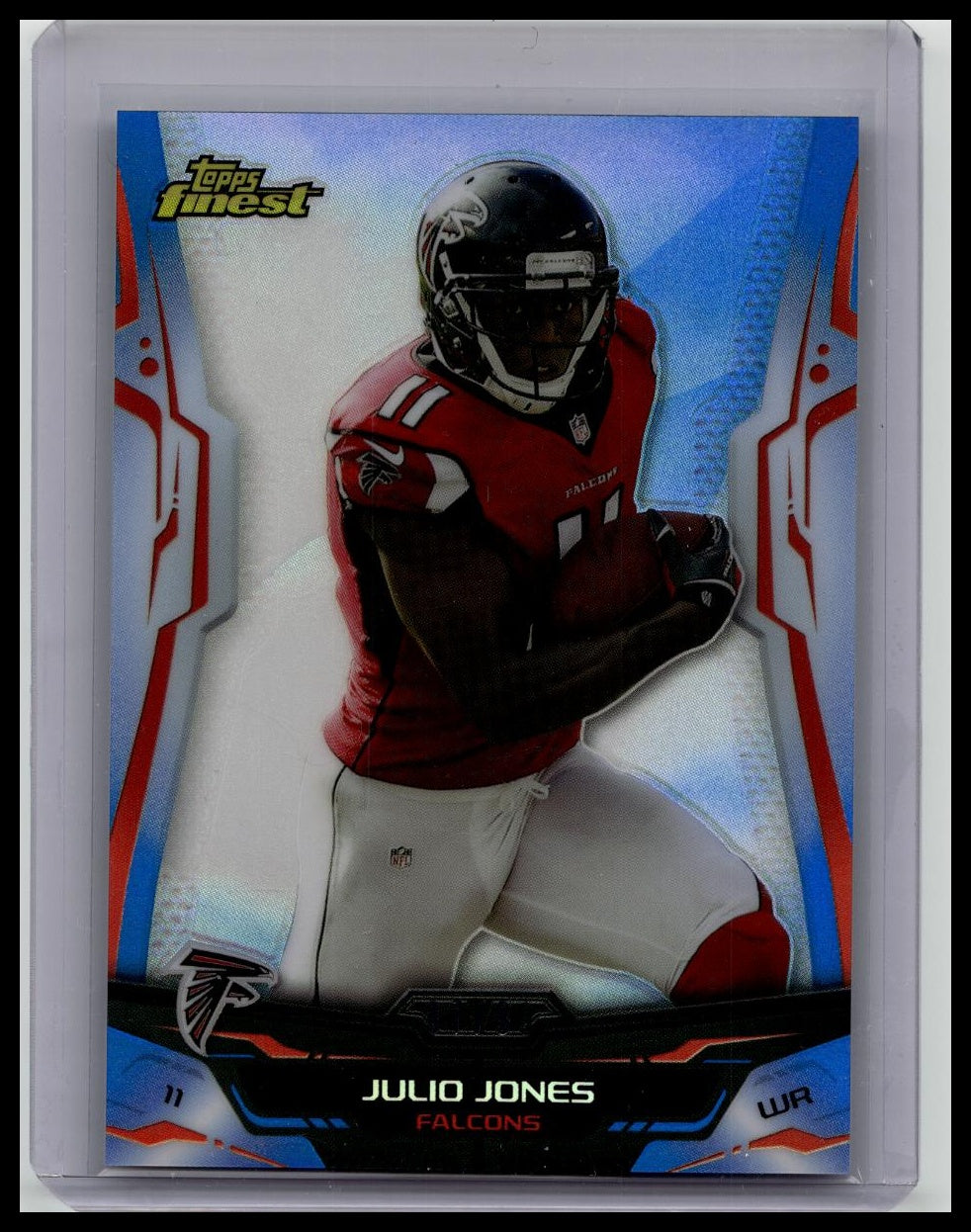 2014 Topps Finest - #54 Julio Jones Blue Refractor 87/99