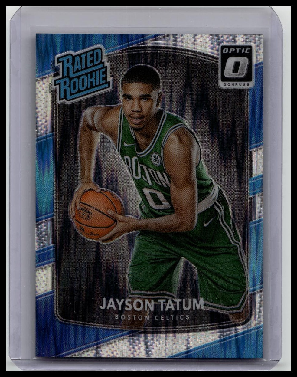 JAYSON TATUM 2017-18 DONRUSS OPTIC RATED ROOKIE SHOCK FLASH CELTICS RC
