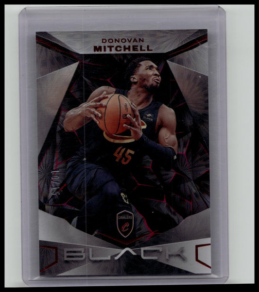 2023-24 Panini Black /15 Ruby FOTL Donovan Mitchell #10 Cleveland Cavaliers