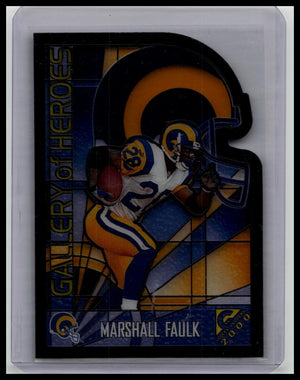 2000 Topps Gallery Of Heroes Marshall Faulk
