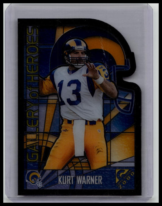 2000 Topps Gallery Of Heroes Kurt Warner