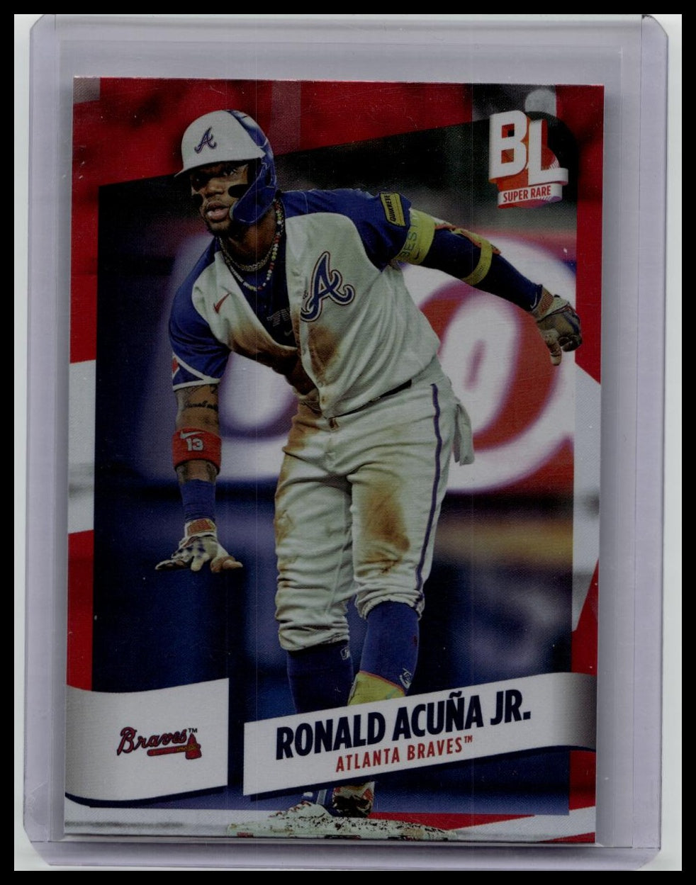 2024 Topps Big League Ronald Acuna Jr. Red Foil SSP