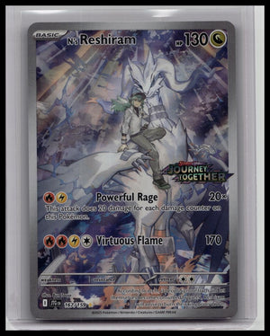 Pokemon N's Reshiram 167/159 SV09: Journey Together Stamped