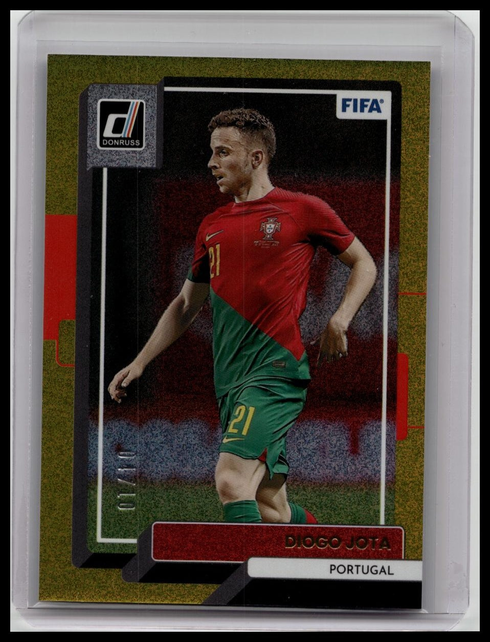 2022-23 Panini Donruss Gold 4/10 Diogo Jota #95