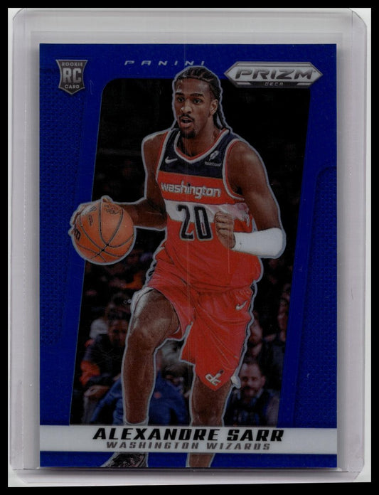 2024-25 Panini Prizm Deca Alexandre Sarr RC Blue Prizm Rookie /149 Wizards