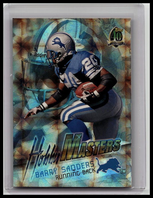 1996 TOPPS HOBBY MASTERS INSERT BARRY SANDERS #HM6 Detroit Lions HOF