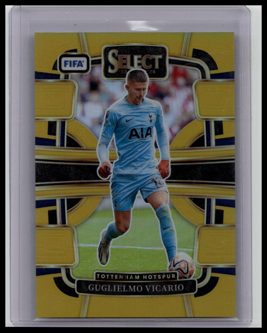 2023-24 Select EPL #22 Guglielmo Vicario 03/10 GOLD TERRACE TOTTENHAM HOTSPUR