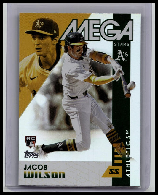 2025 Topps Series 2 - JACOB WILSON (RC) #MS2-17 Mega Stars Short Print CASE HIT