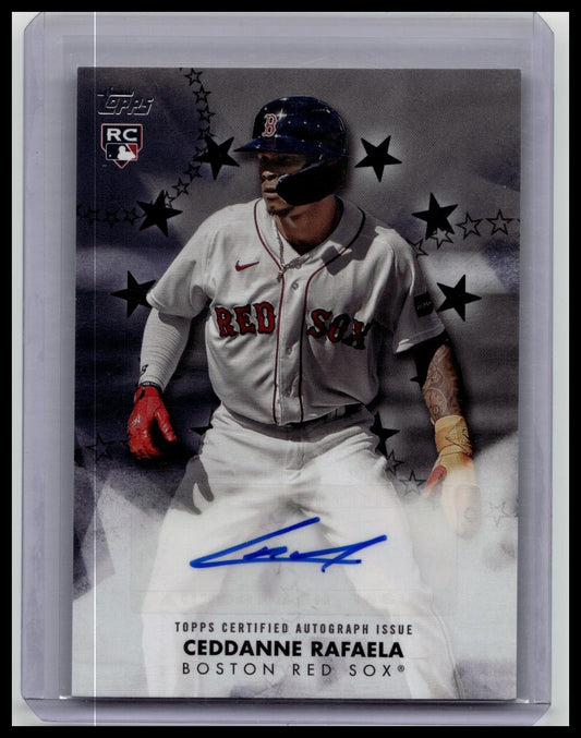 2024 Topps Series 2 Baseball Stars Black /199 Ceddanne Rafaela Rookie Auto RC