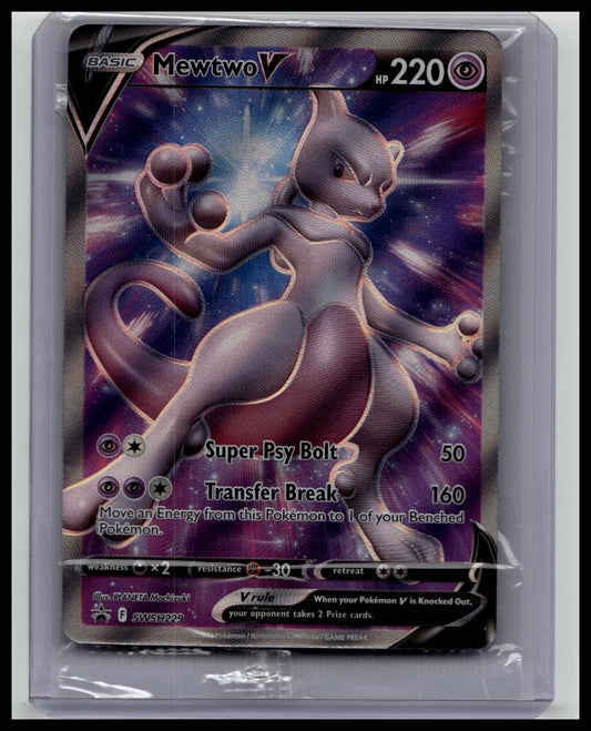 Mewtwo V SWSH229 - Black Star Promo Sword & Shield Pokemon TCG NM SEALED