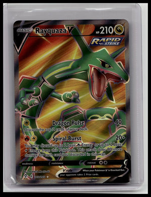 Rayquaza V Holo English Evolving Skies 193/203 Pokemon