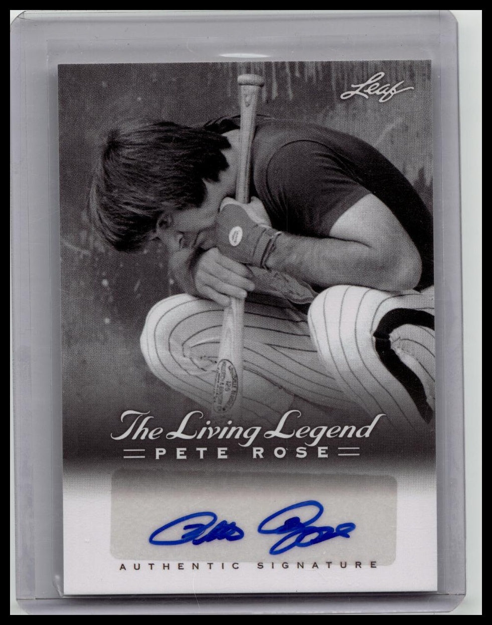 2012 Leaf The Living legend Pete Rose Auto