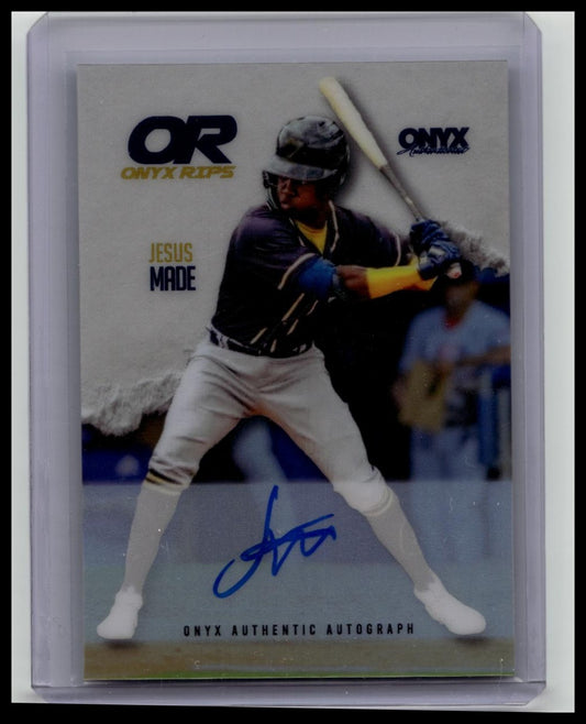 2025 Onyx Rips Jesus Made On Card Auto